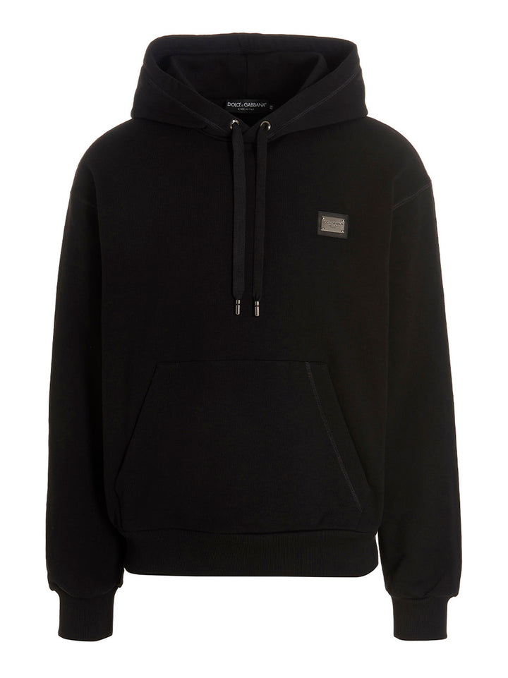 Dolce & Gabbana Dg Essential Sweatshirt - Black | 7b5d08f3bfa55561db4f640db46a3e4cf8c2c4bc