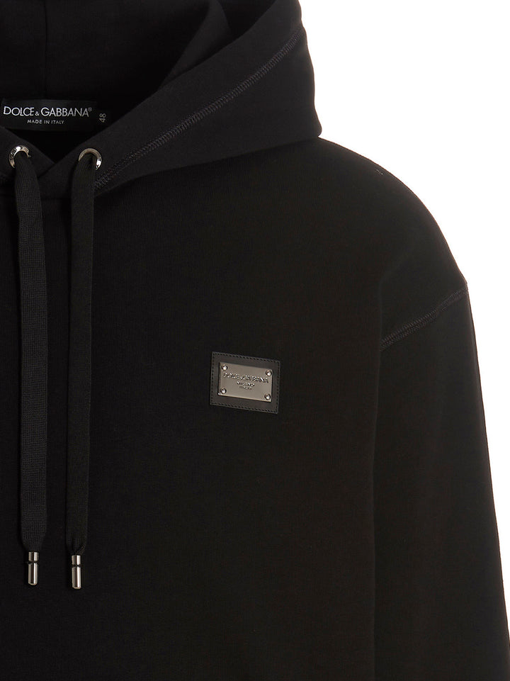 Dolce & Gabbana Dg Essential Sweatshirt - Black | 72106a0f035cded95556c75b5ab02933322a0af2