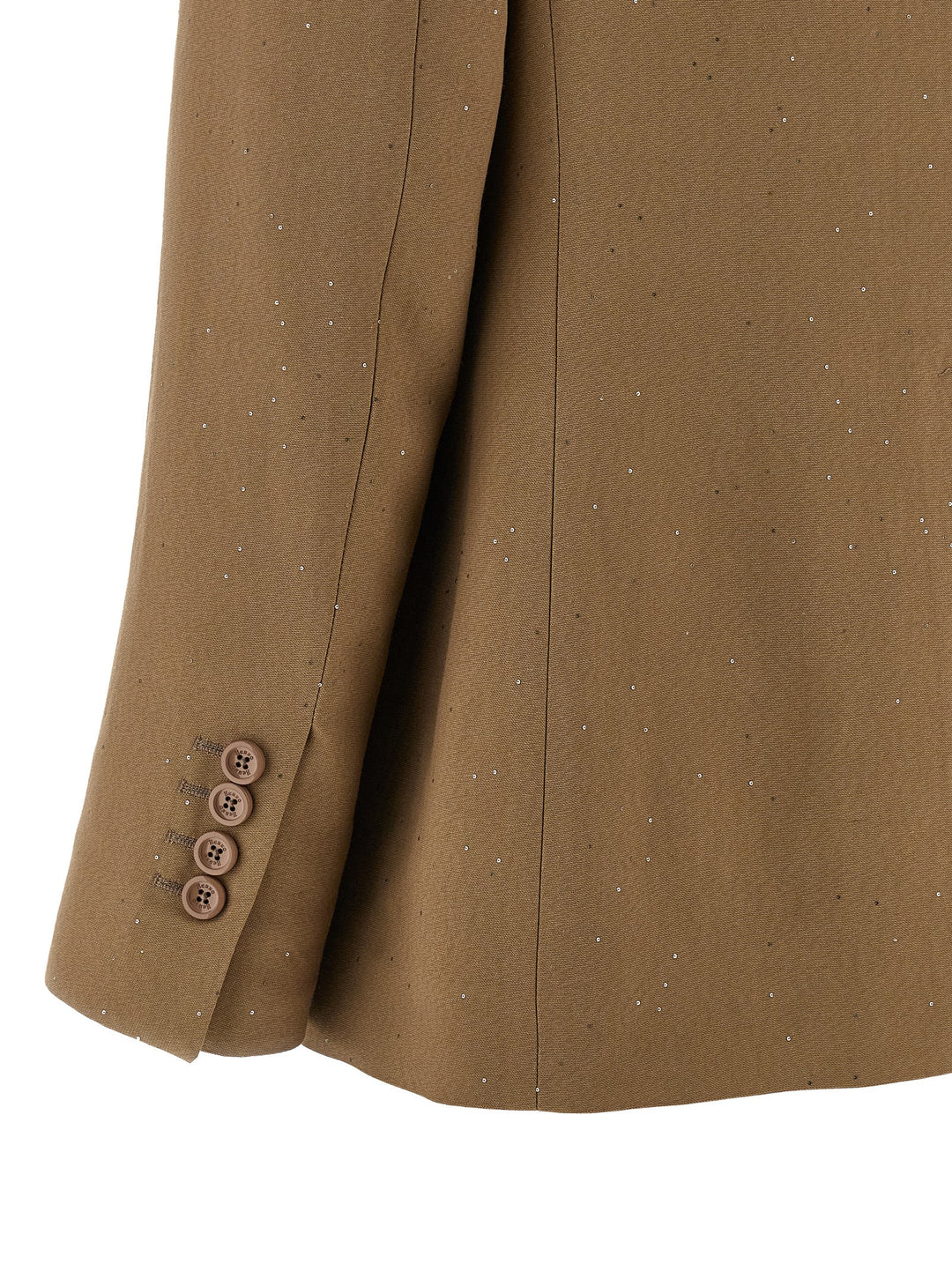 Herno Micro Sequin Blazer BlazerS - Beige | c4cc011e9304005854bcc27442ec56f48b4889f2