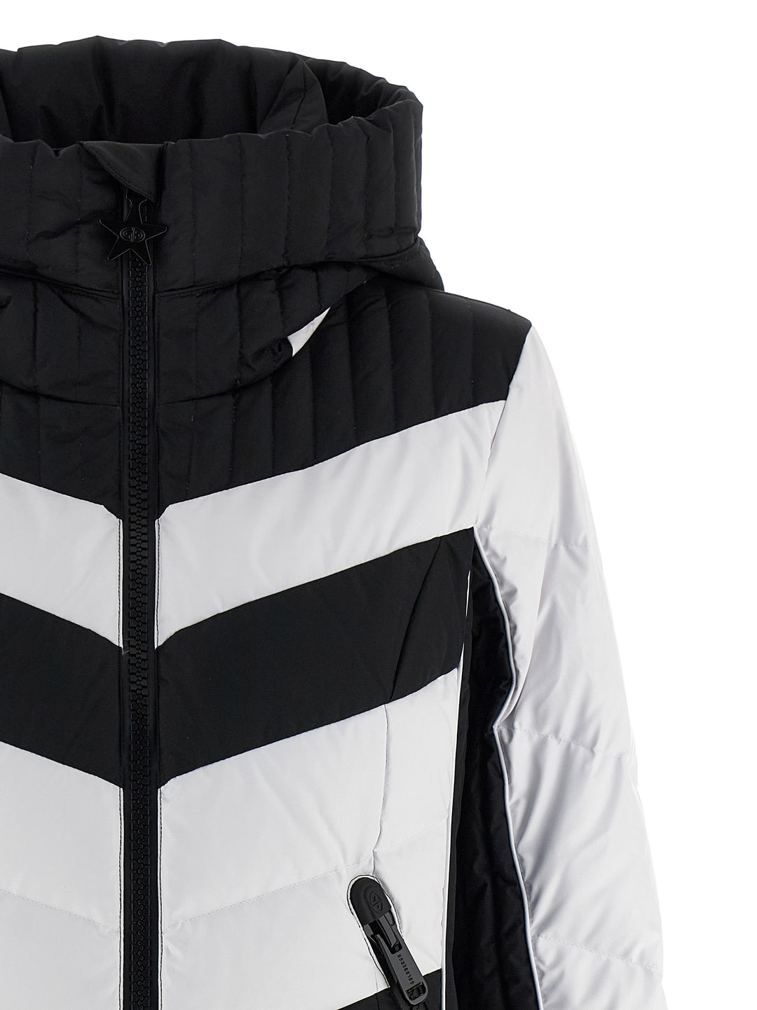 Goldbergh Valanga Puffer Jackets - White/Black | 281163dc3f9a65143171c32f2a49712ec62e6a41