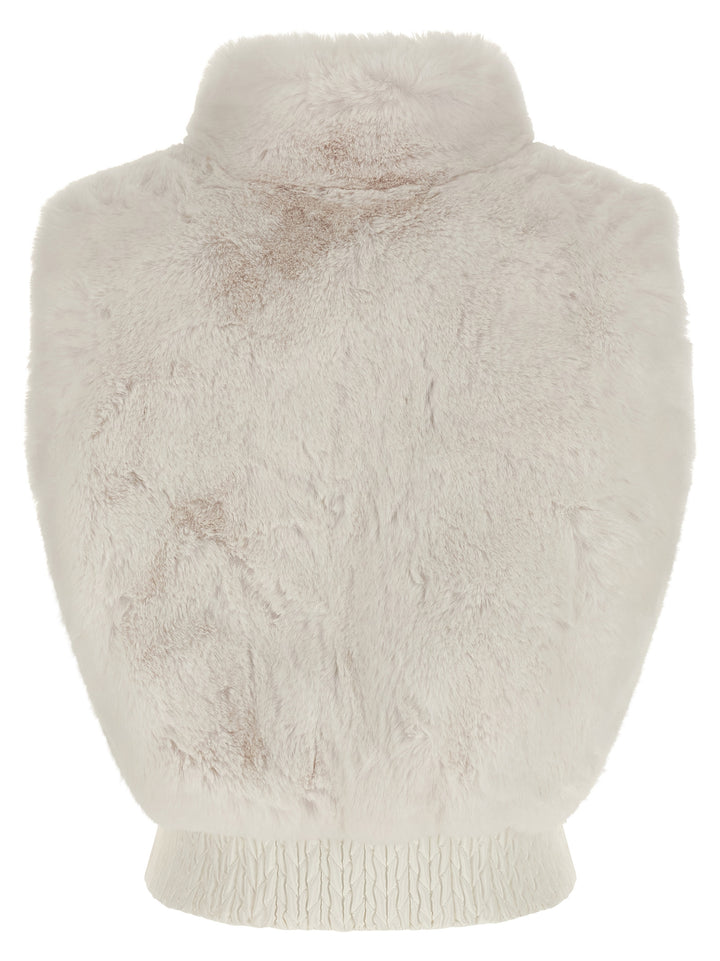 Goldbergh Dahlia Gilet - White | e2687953550bba7bd38ab07323406fa5b72d790d