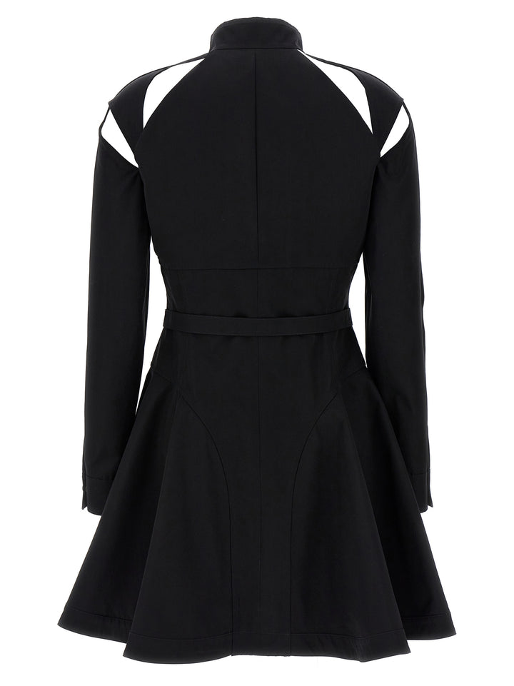 Cut-Out Mini Dress Dresses Black