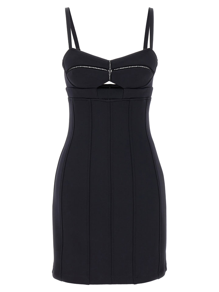 Scuba Mini Dress Dresses Black