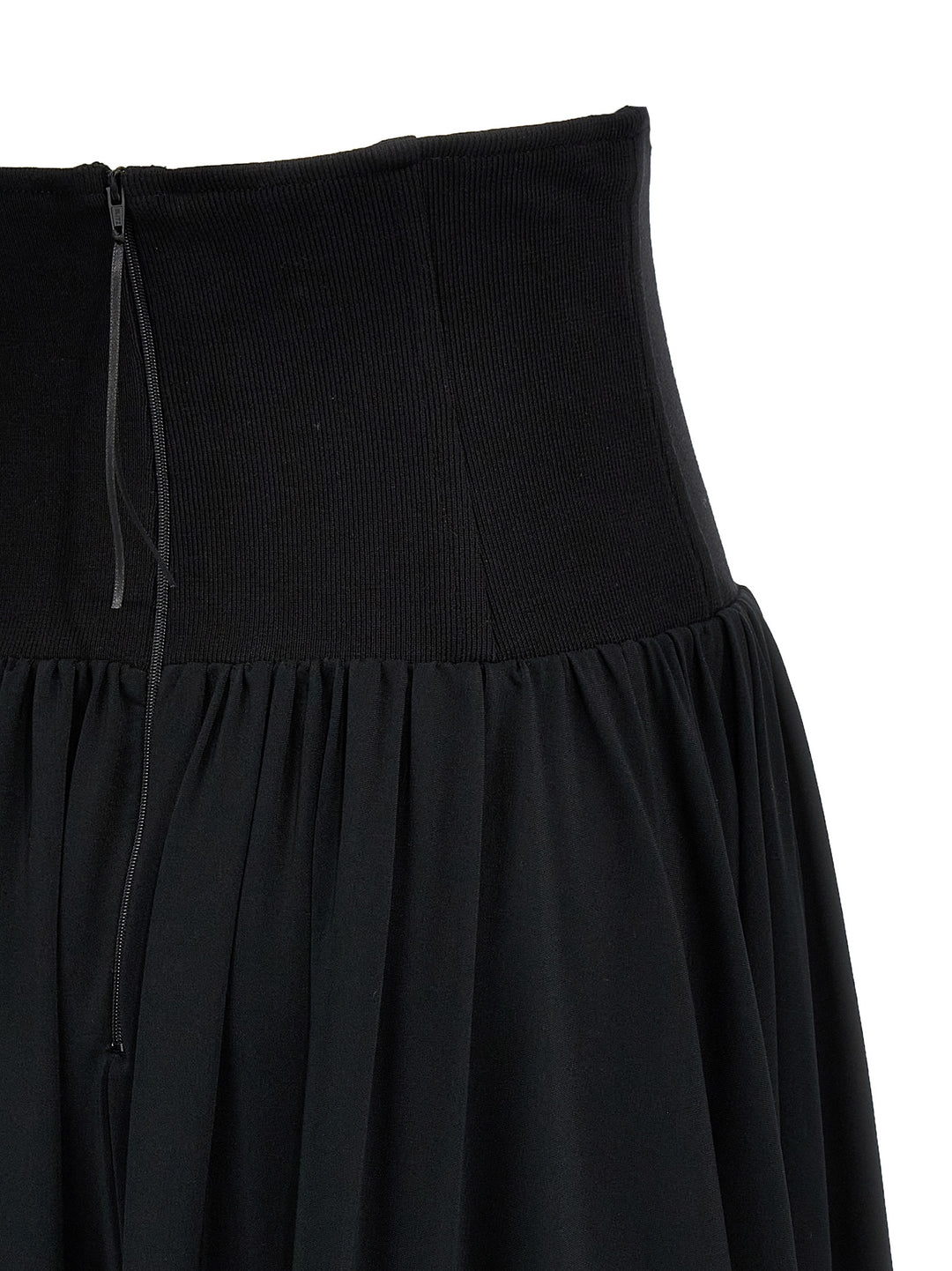 Long Corset Skirt Skirts Black