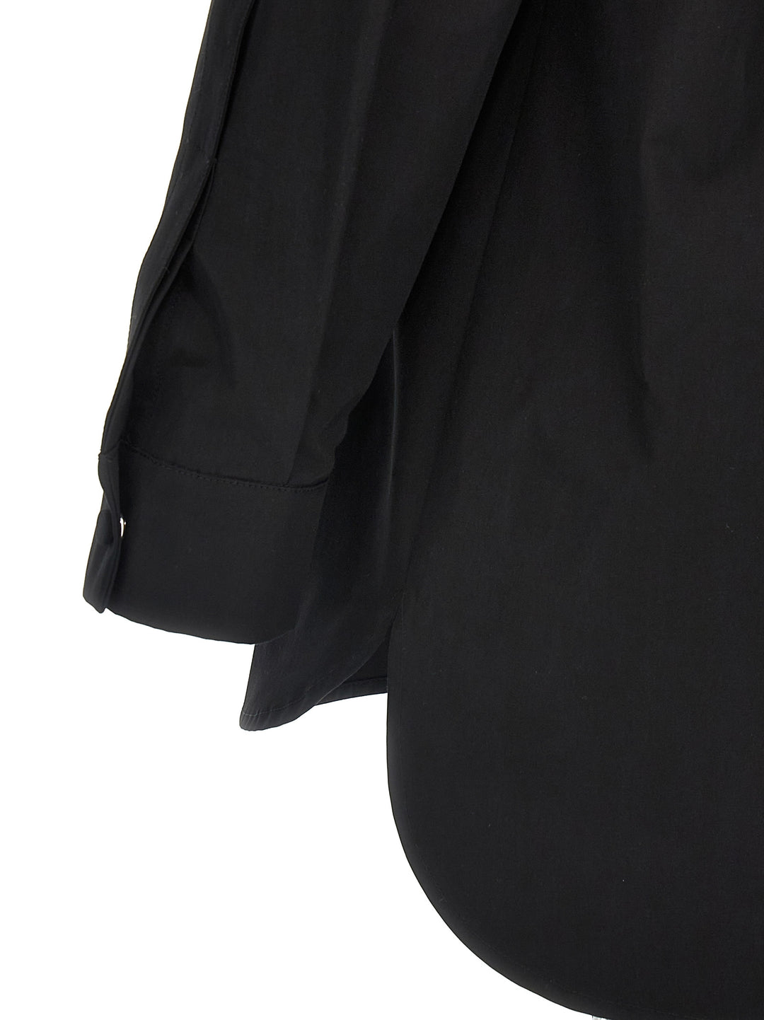 Cotton Shirt Shirt, Blouse Black