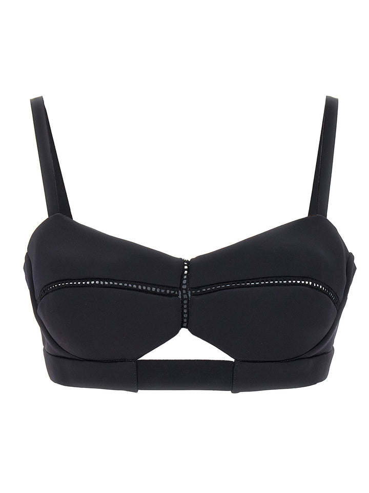 Scuba Bralette Top Tops Black