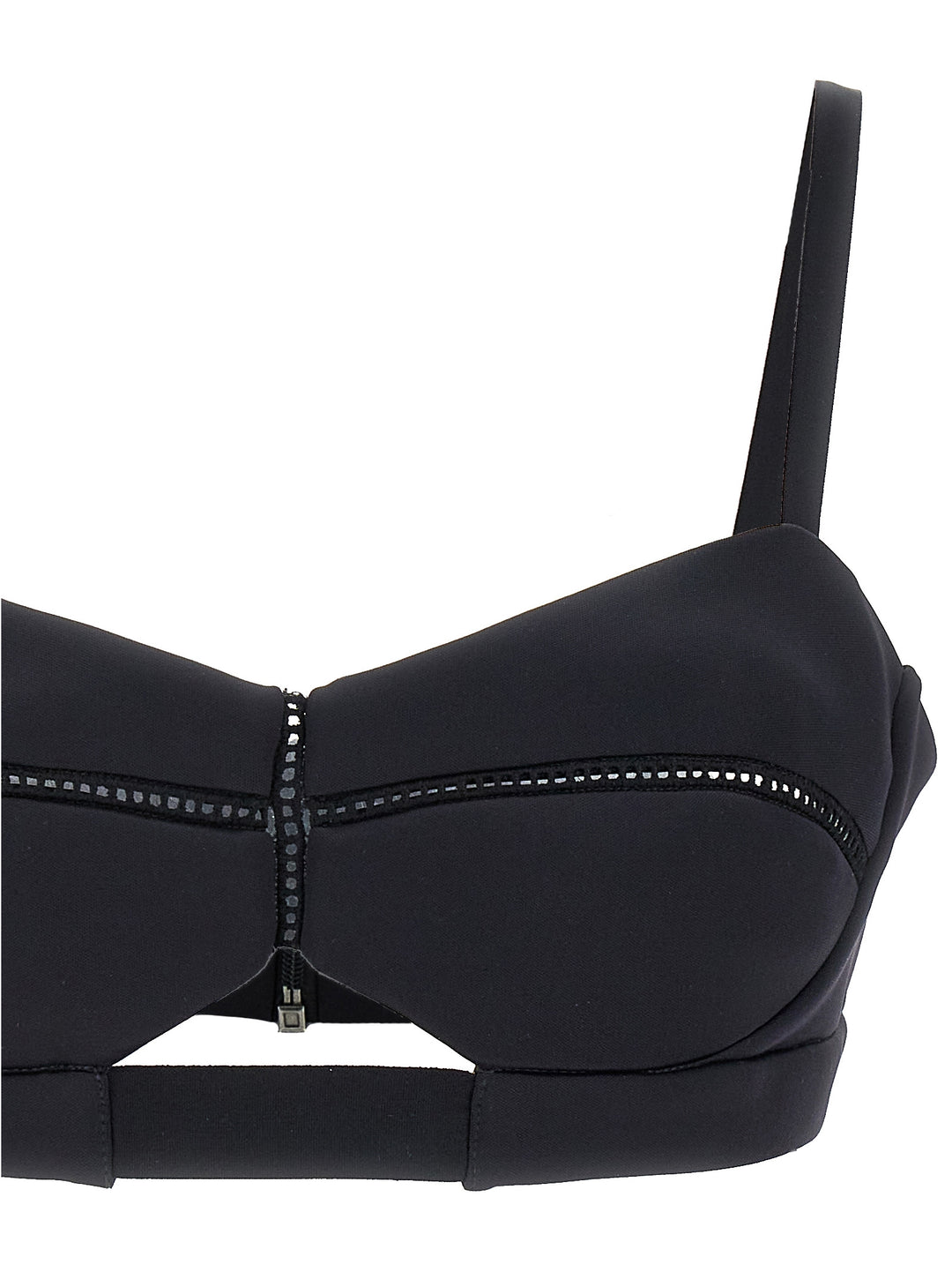 Scuba Bralette Top Tops Black