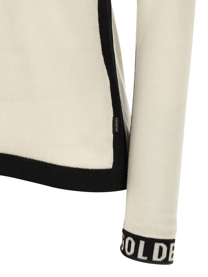 Goldbergh Noemi Sweaters and Cardigans - White/Black | 9ede478120f2ae7e330989d2ece621425e28632f