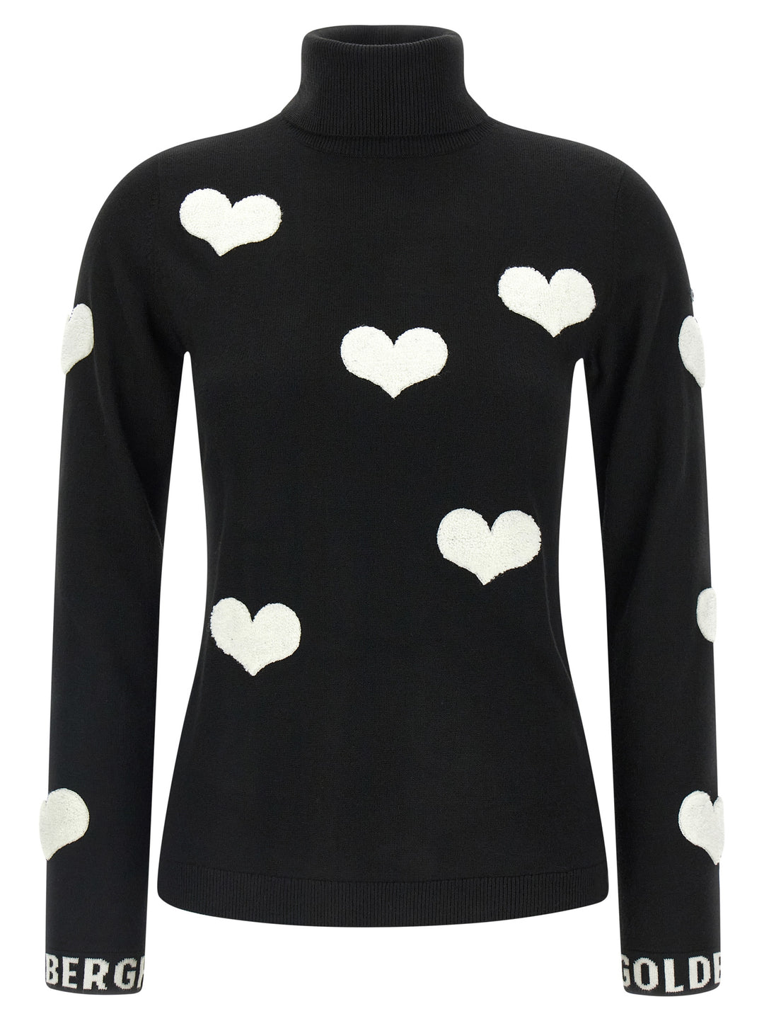 Goldbergh Bacio Sweaters and Cardigans - White/Black | 63ca68c4c2ac5125280d0dfe838ffcf48c99249e