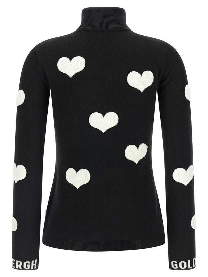 Goldbergh Bacio Sweaters and Cardigans - White/Black | d6758160c5c8d16957e8b2cd4df9dfaa1f888372