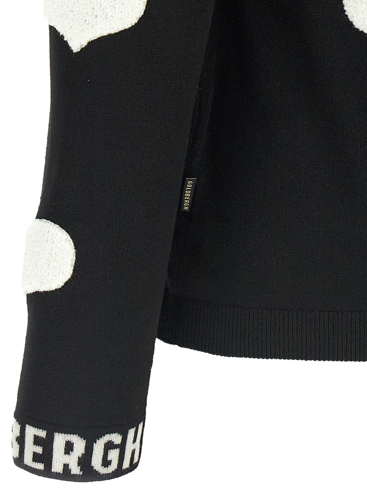 Goldbergh Bacio Sweaters and Cardigans - White/Black | 01f7feb068a681c9792662e9e7d8025bdd05e4fc