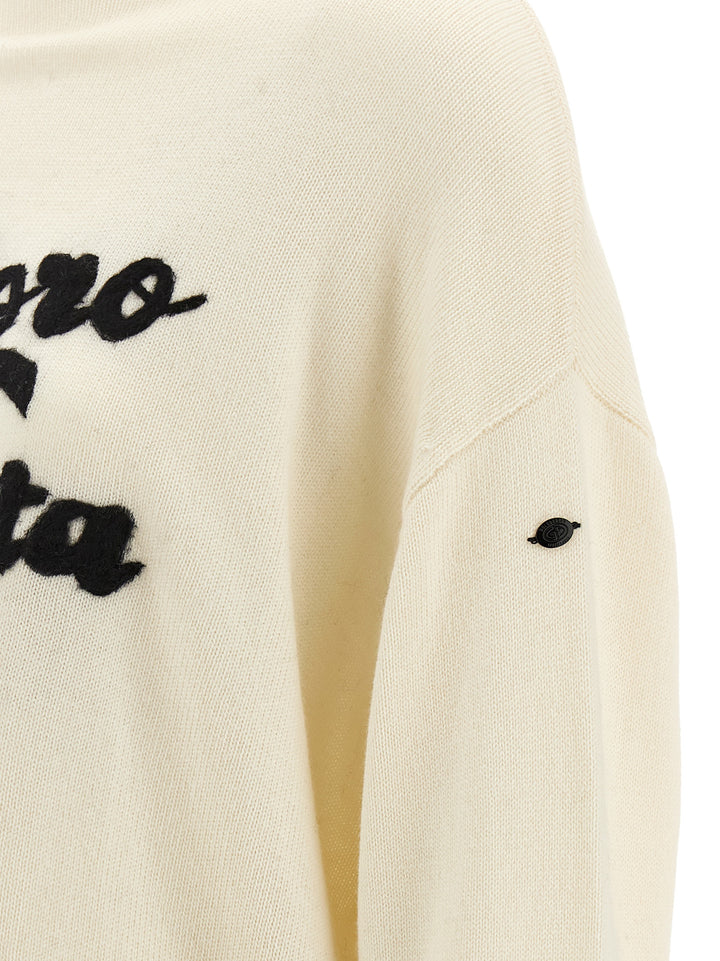Goldbergh Bellissima Sweaters and Cardigans - White/Black | 4b86a86263bf7fa9e643e2a9216d4ad0f10dd984