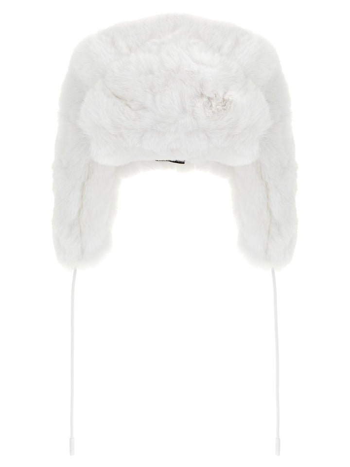 Goldbergh Cher Fluffy Aviator Hats - White | cdab87ba87d6482edc62cb003a14dfc43ad29138
