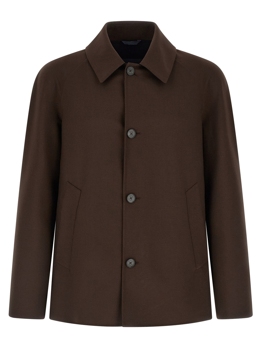 Herno Cool Wool Jacket Puffer Jackets - Brown | e7ce6fa4510ed2d164d6eae436d43276478460b0