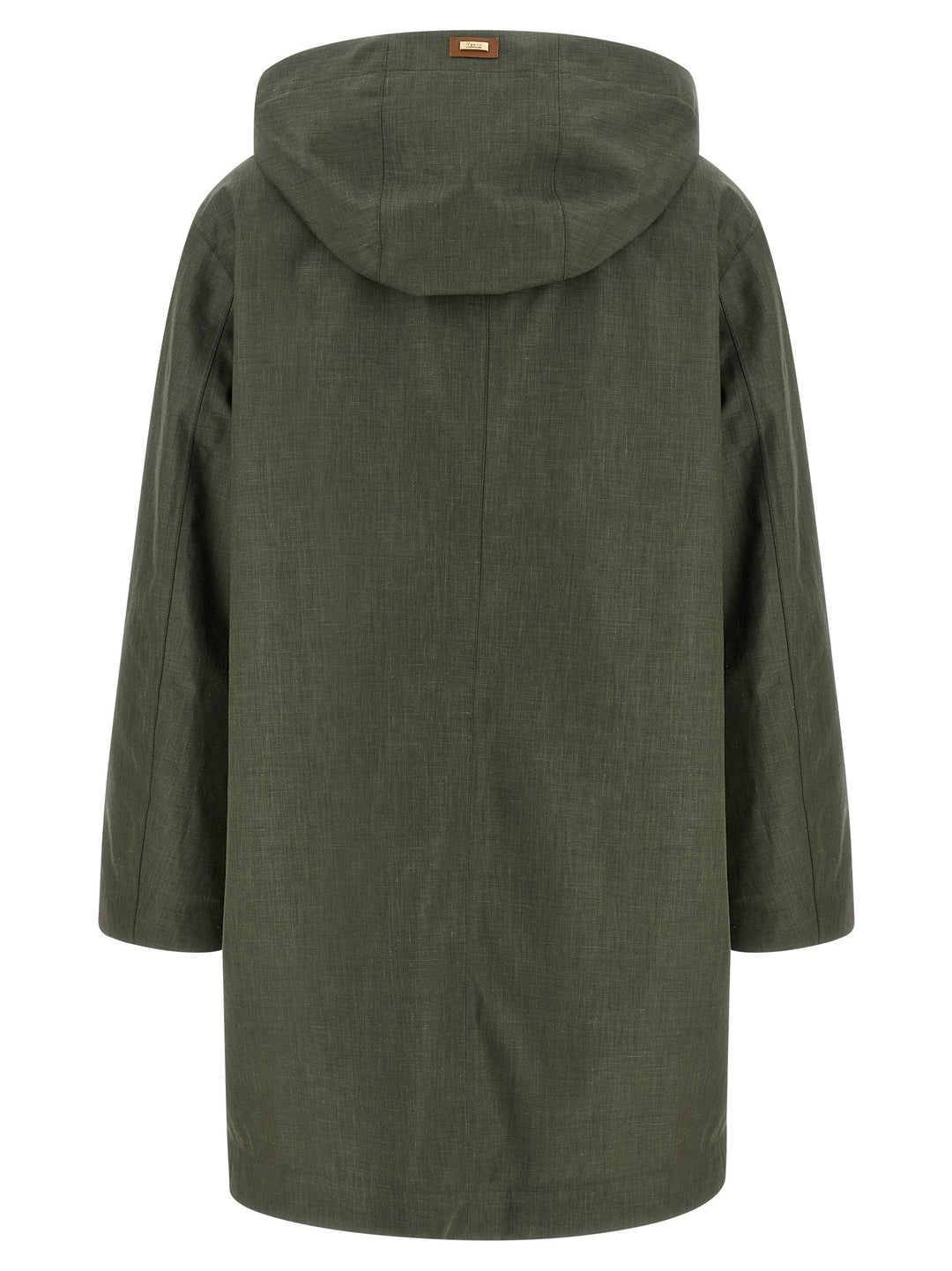 Herno Linen Raincoat Coats and Trench Coats - Green | efafa0230cf245c0e54539294d5f3da2a487c6a8