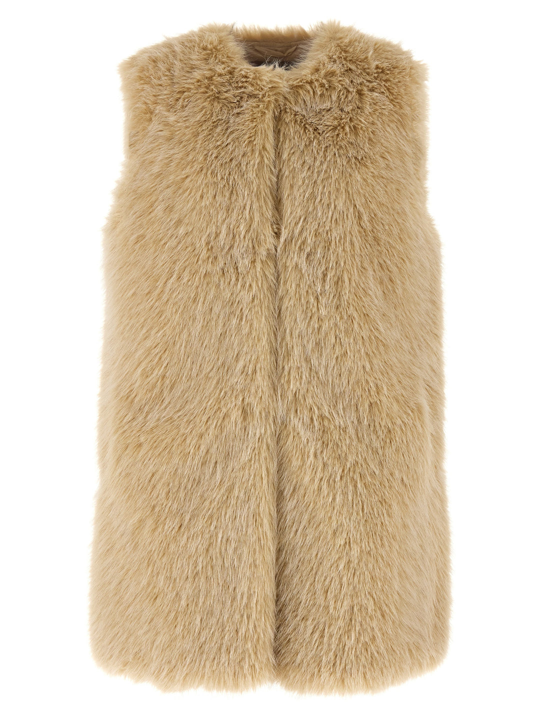 Herno Faux  Vest Fur - Beige | ed7d52c28ae8554f5dc0382d3a71bd82e3a4f81c
