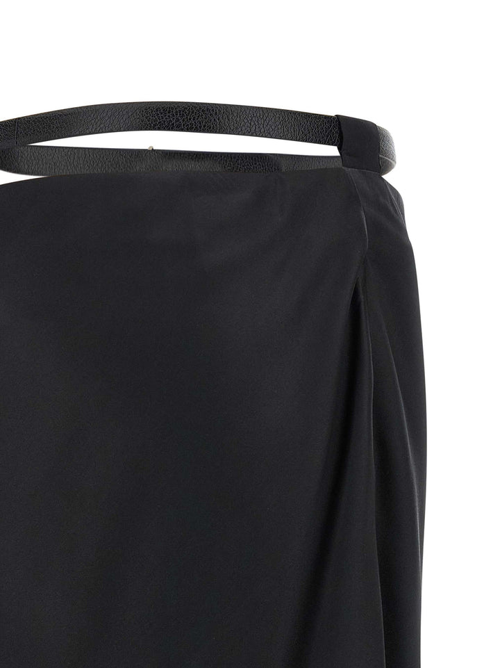 Tom Ford Skirt With Belt Skirts - Black | 1454ba4c1d65c1a958c2f15b298d90f570084f1f