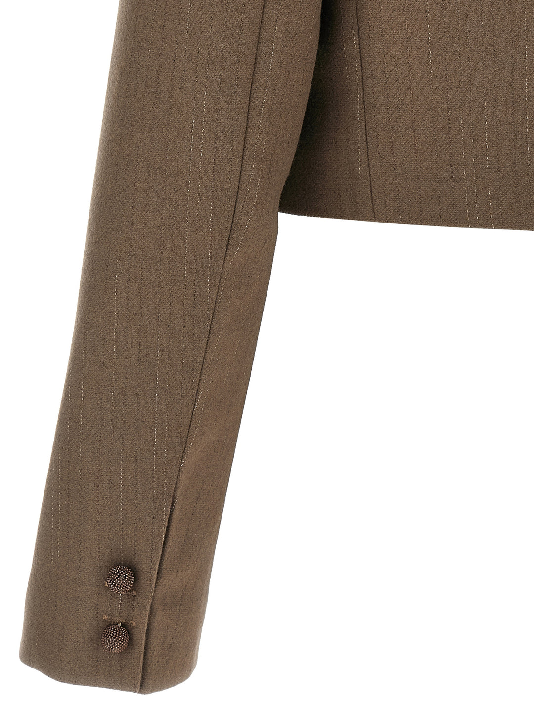 Fabiana Filippi Bolero Blazer BlazerS - Brown | 68289099b9fd1921e0eea5ba15d7c9170ac6eedc