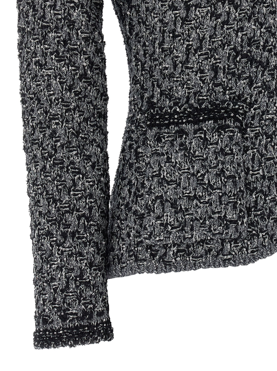 Fabiana Filippi Tweed Jacket Puffer Jackets - Blue | da958632376dcfffc34c7eb1ae1ea1004b3f72a2