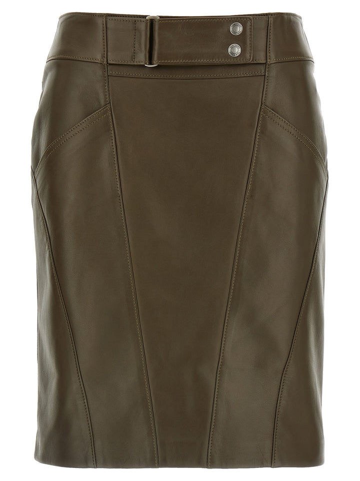 Tom Ford Nappa Skirt Skirts - Green | e082f75667a191ed994fae186a85000ebaea62e9