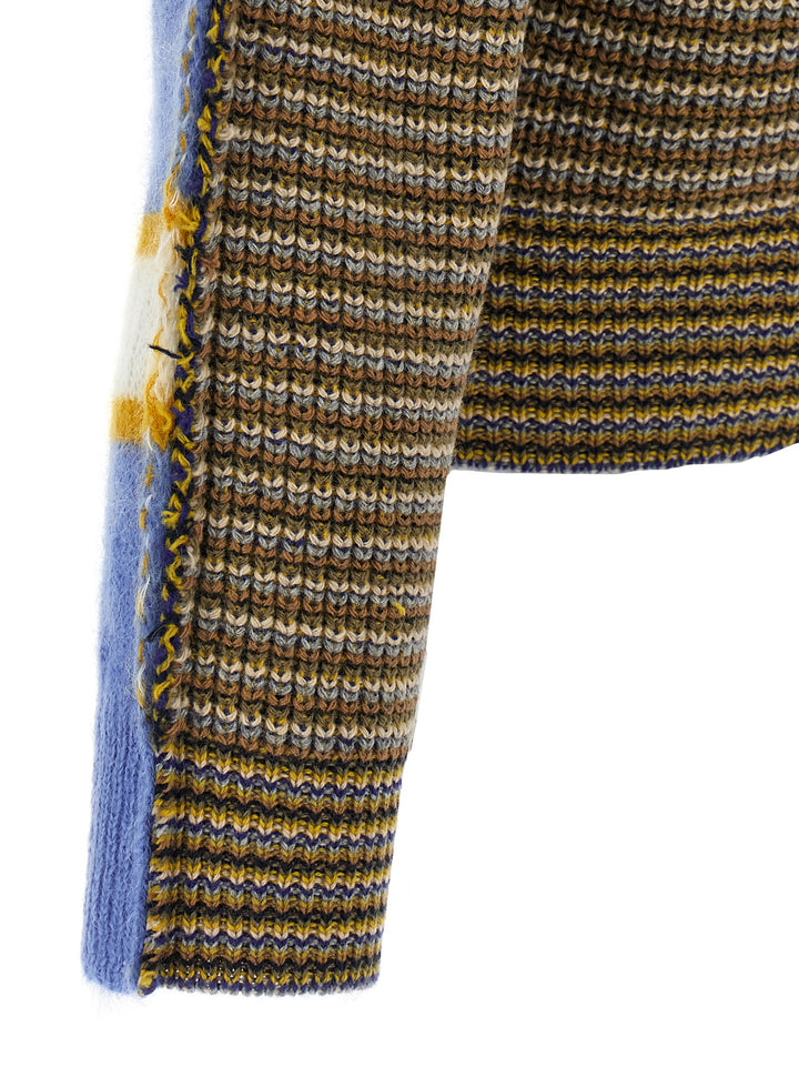 Marni Contrast Back Sweater Sweaters and Cardigans - Multicolor | f86bbb28a50e09dcaef18697c8082ec540343f66