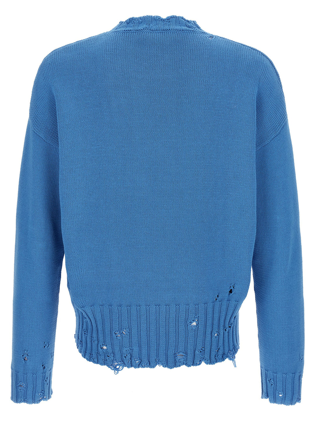 Marni Logo Embroidery Sweater Sweaters and Cardigans - Blue | 33dc899c15237a394041eb74251f601827417b84
