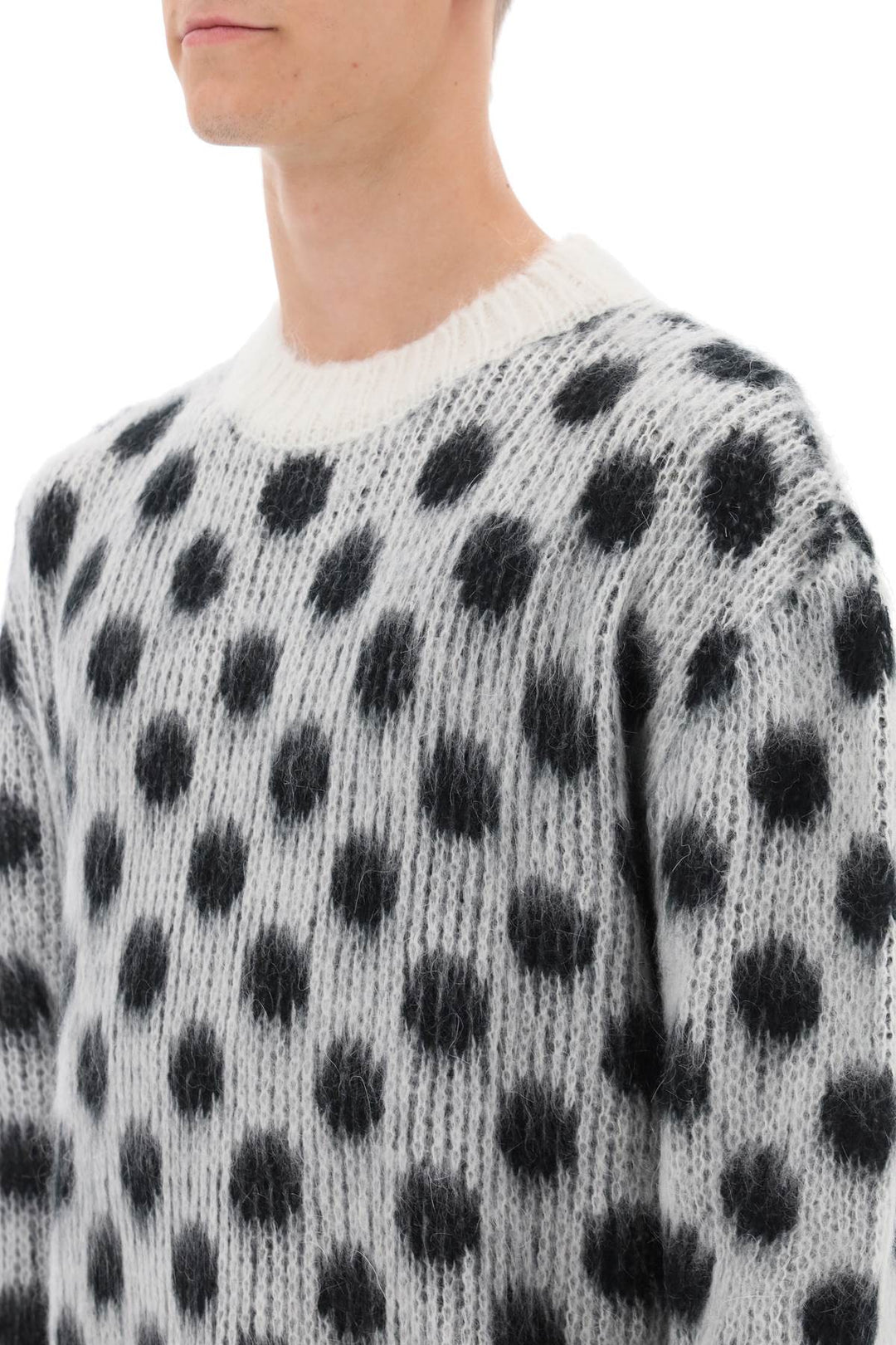 Polka Dot Mohair Sweater