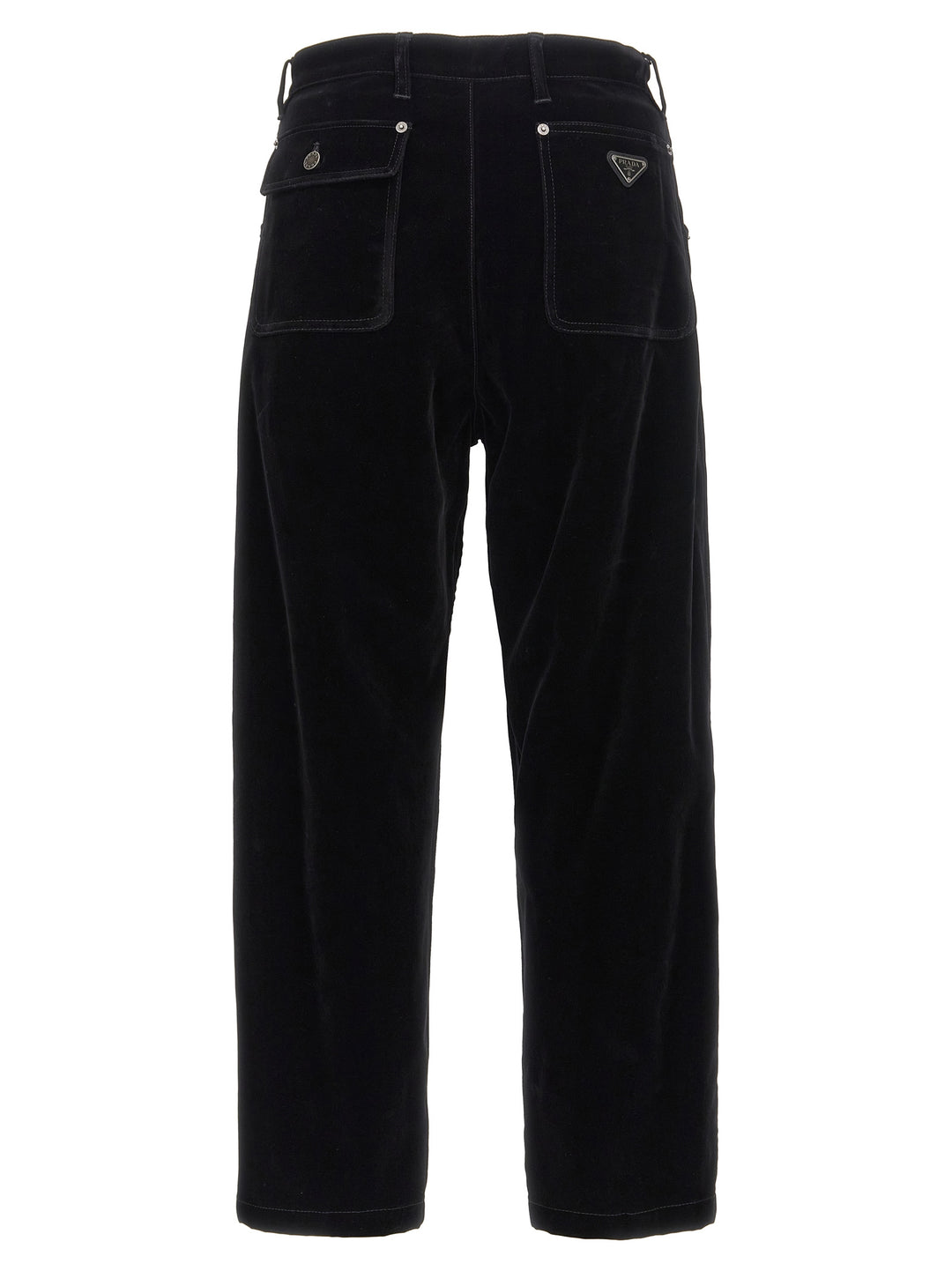 Prada Velvet Pants - Black | c173388b1fdd507fe83752f1df741fecbd57e1a7