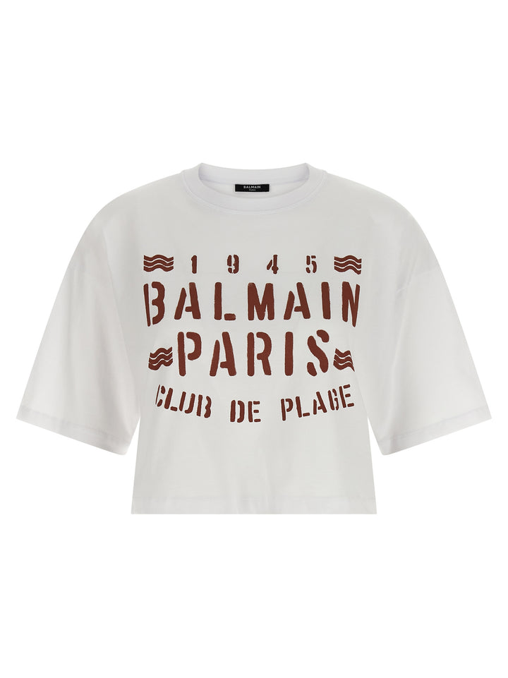 Balmain Plage T-shirt - White | 0857d5dae181c15de194ba3a054fd4876a313c53