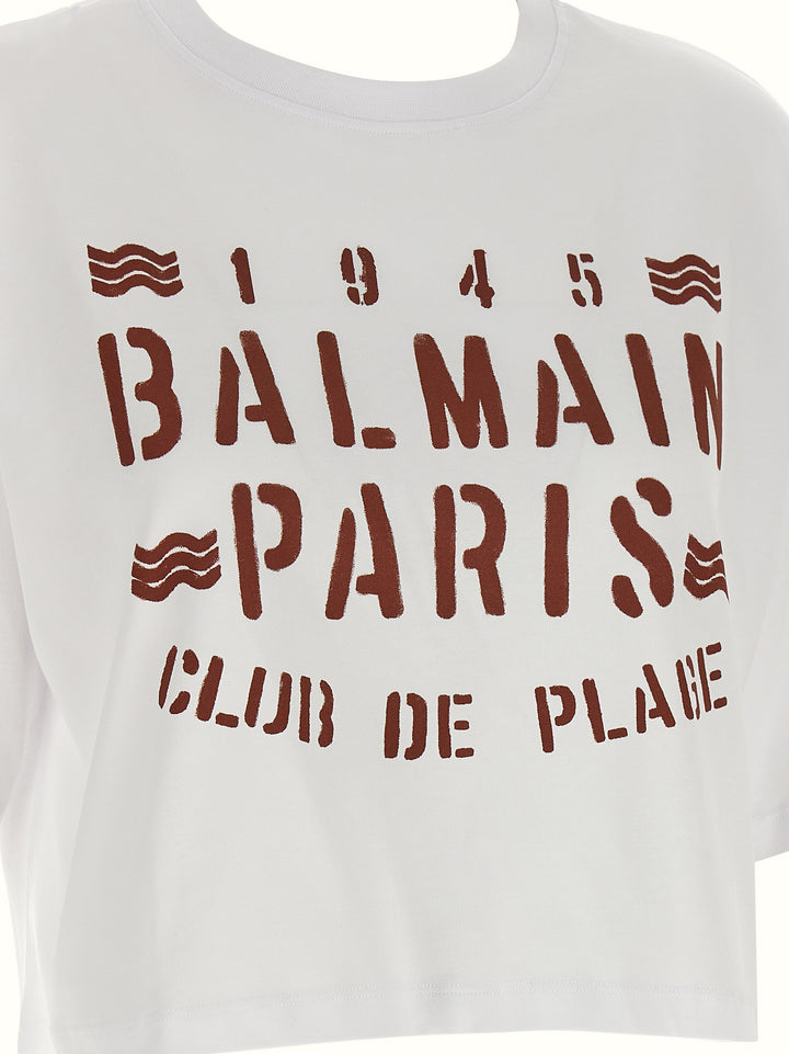 Balmain Plage T-shirt - White | e3fa8158bcfd63d14fa66c2fab670eeb9af25fb1