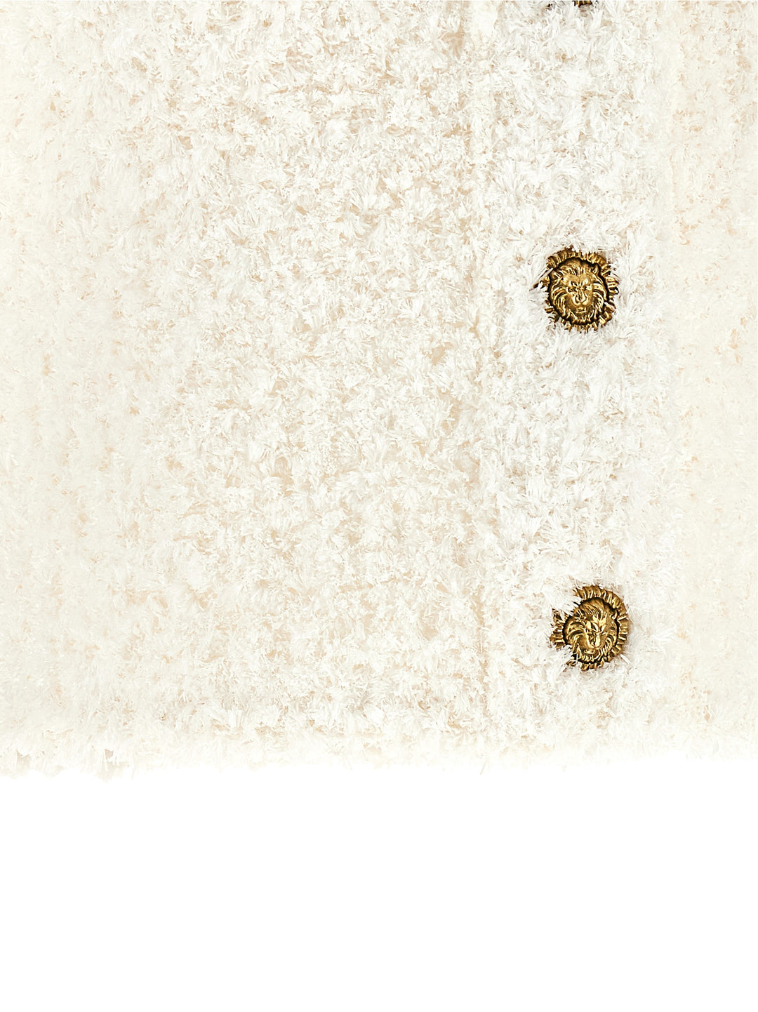 Balmain Cardigan Tweed Plumetis Sweaters and Cardigans - White | 7de4e1178291c9c6924b86b1a7edbe4074a44623