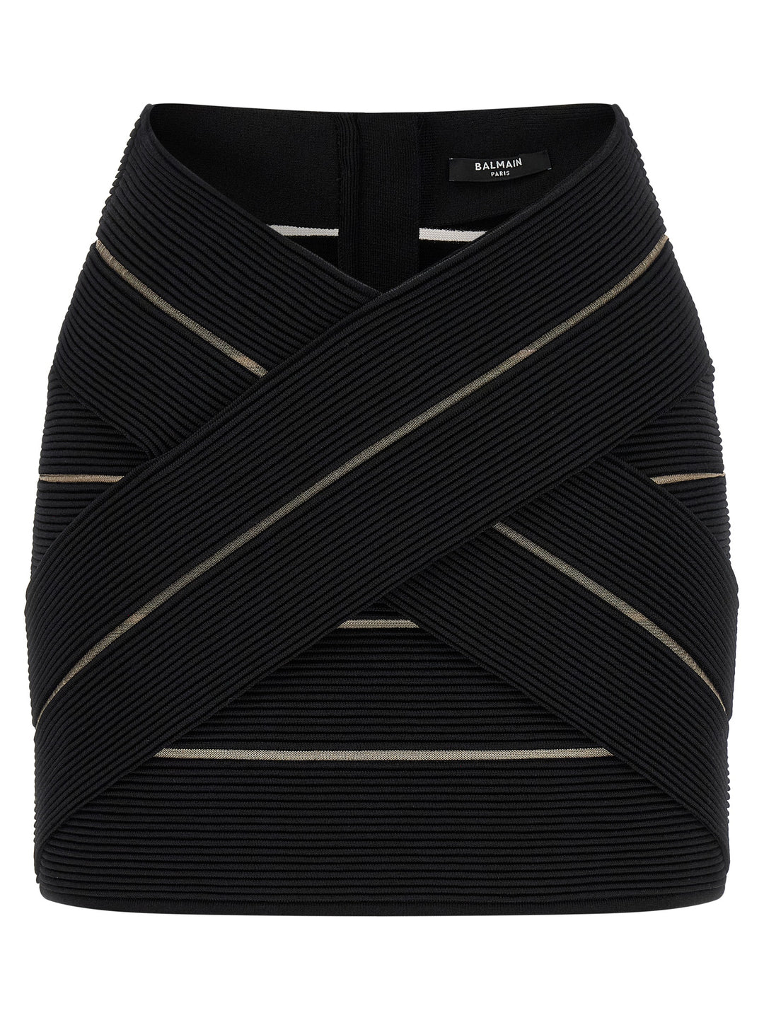 Balmain V-Shaped Waist Skirt Skirts - Black | 8f1e09825a42720bd15627c64e633af4d353fe5b