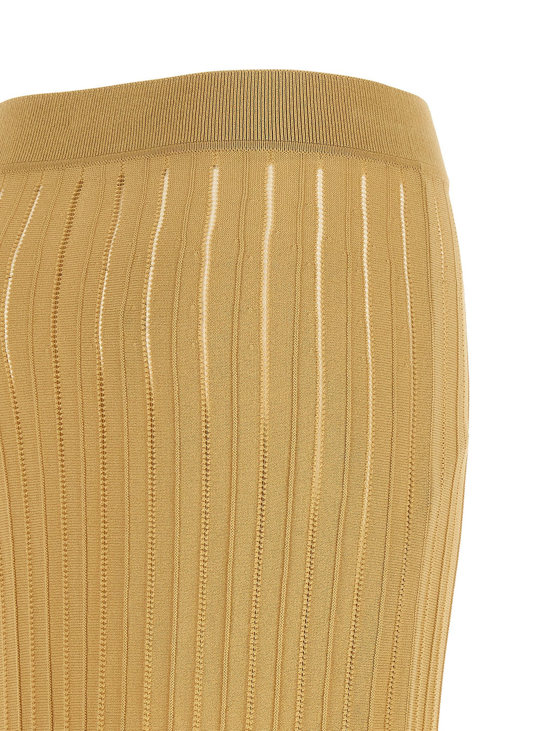Balmain Fringed Skirt Skirts - Beige | b09c876ba52b1f9717f539a090966d4d9d332cd9