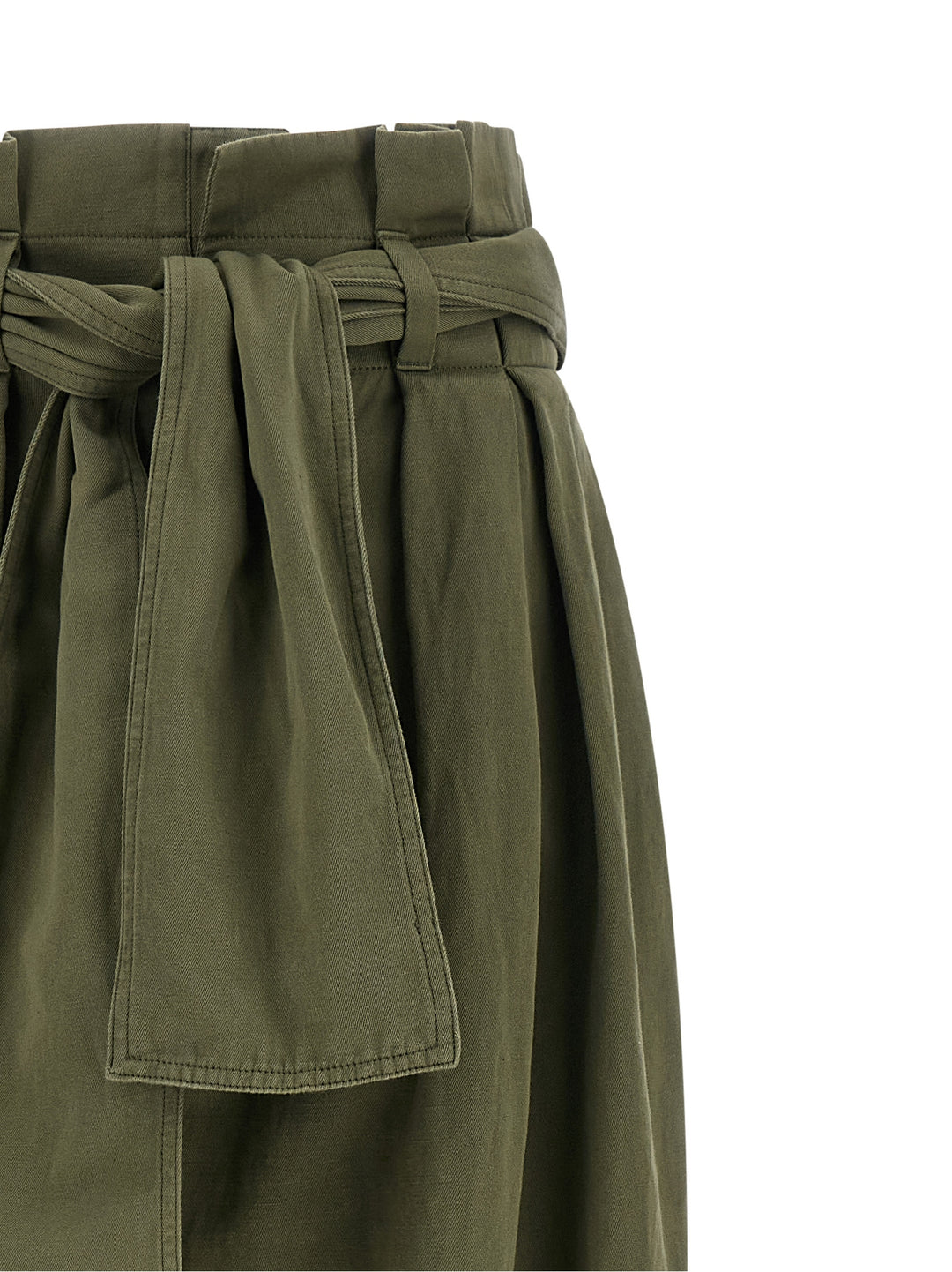 Balmain High Waist Pants - Green | e2729842aa7032c0cd5a4505c685b9ac3dcce530