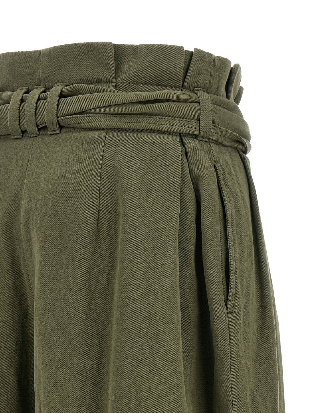Balmain High Waist Pants - Green | cae7b8a4a30a0d020c45751335defc2dd59f9fa6