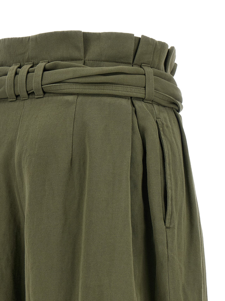 Balmain High Waist Pants - Green | cae7b8a4a30a0d020c45751335defc2dd59f9fa6