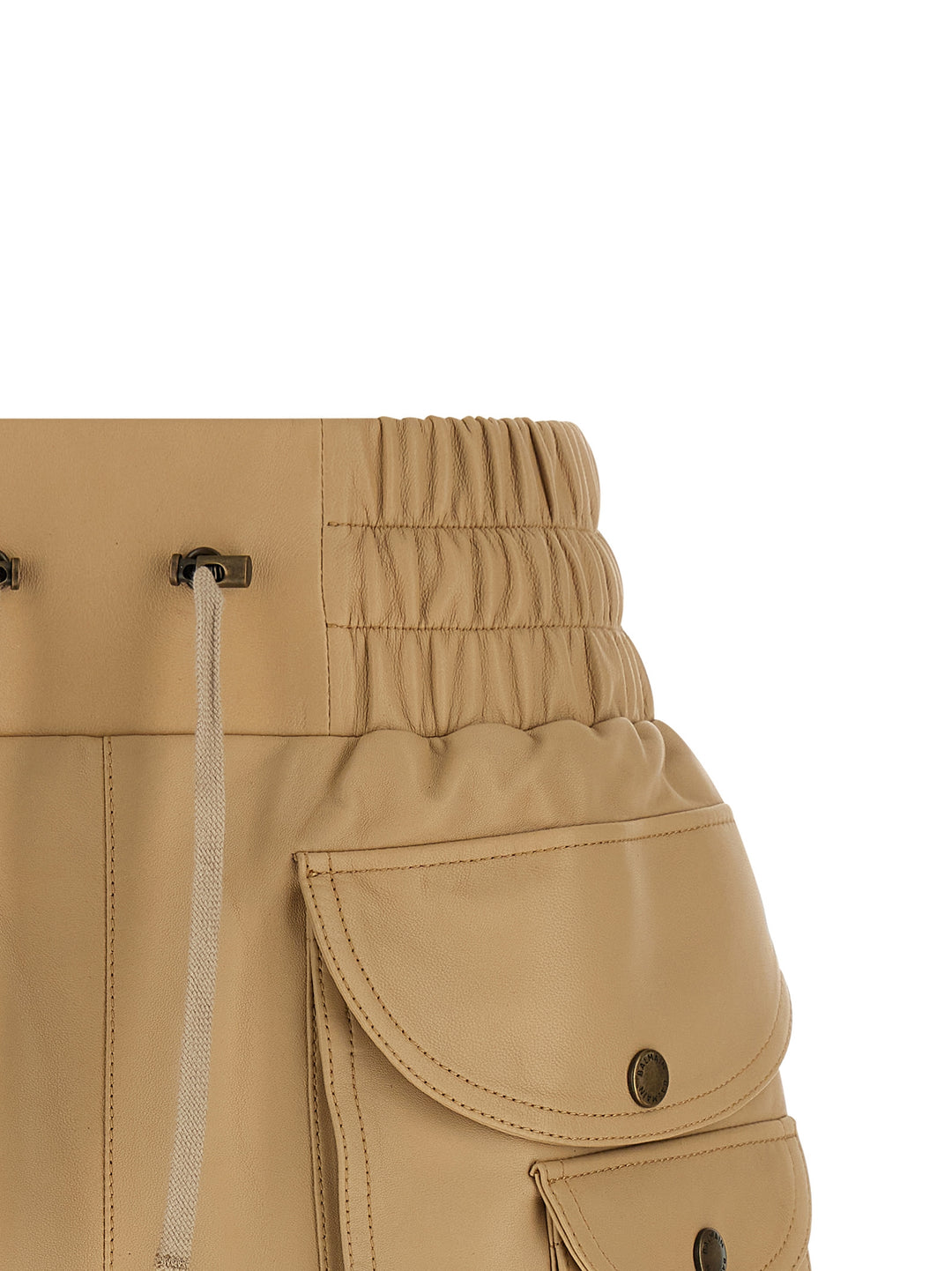Balmain Short Cargo Bermuda and Short - Beige | 293876ccc17eba86f9ce0103a92b17f4708ddd50