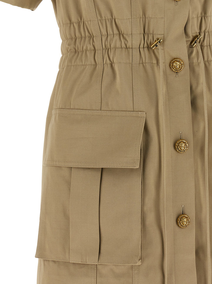 Balmain Saharan Dress Dresses - Green | 47c1c09feaf7b3ad71be14caaeba6ba2a1b4310b