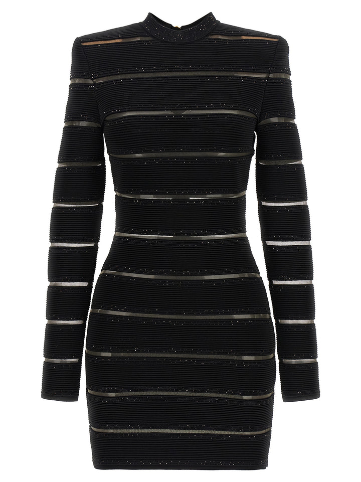 Balmain Bodycon Dress Dresses - Black | 50bf9882a192651607346c8d6edae0366d6af98f