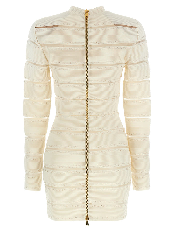 Balmain Bodycon Dress Dresses - White | fe8d4a2f611fd698cfb7ed3ee13cd6467f039217