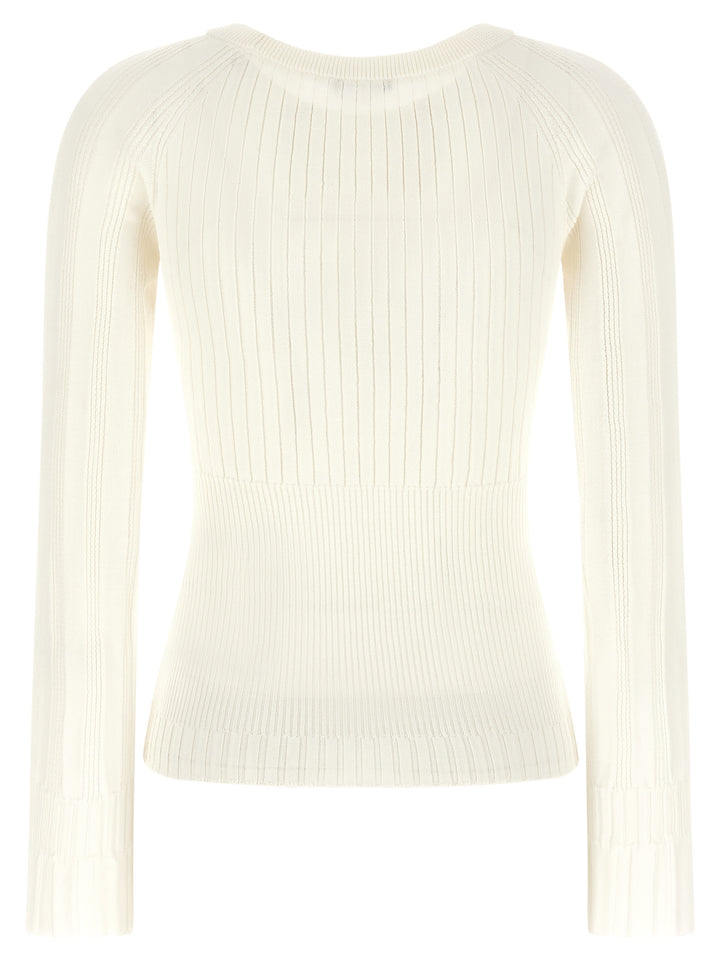 Balmain 3 Buttons Sweater Sweaters and Cardigans - White | 2ee5a092063db5aef8ad8e9183337525326a4a23
