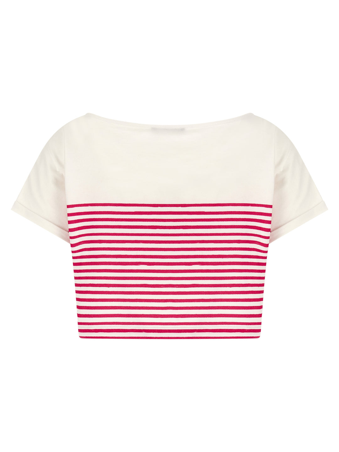 Balmain Marinière T-shirt - Fuchsia | 50688b47c4fdeebe1f6f672ee3ff32d7d246f7fd