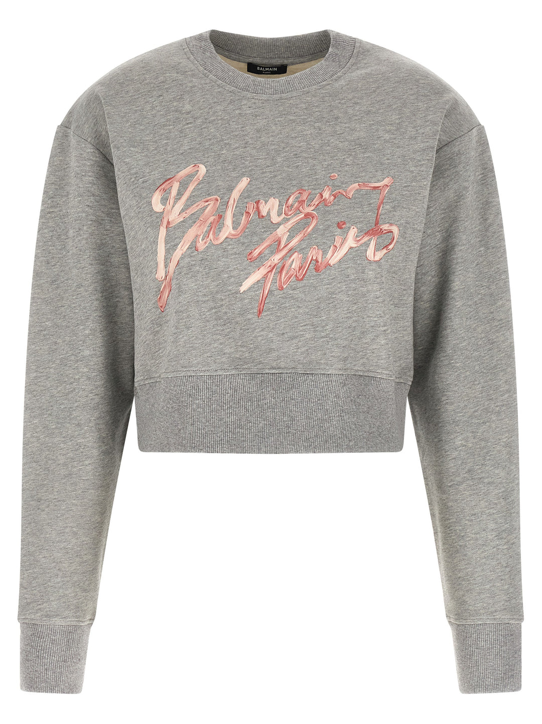 Balmain Balmain Paris Sweatshirt - Gray | 4b33b7137162693b900ee87bbbc45ae0d0cafc67
