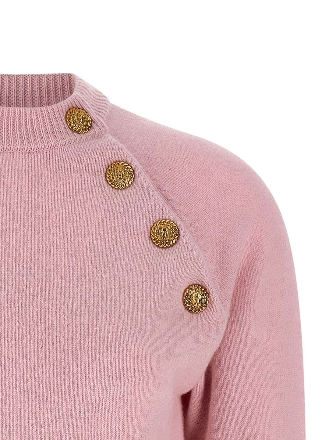 Balmain Cashmere Sweater Sweaters and Cardigans - Pink | a8d7279e7b019bf04fa3bc4ccafe2e29c7bb3eb2