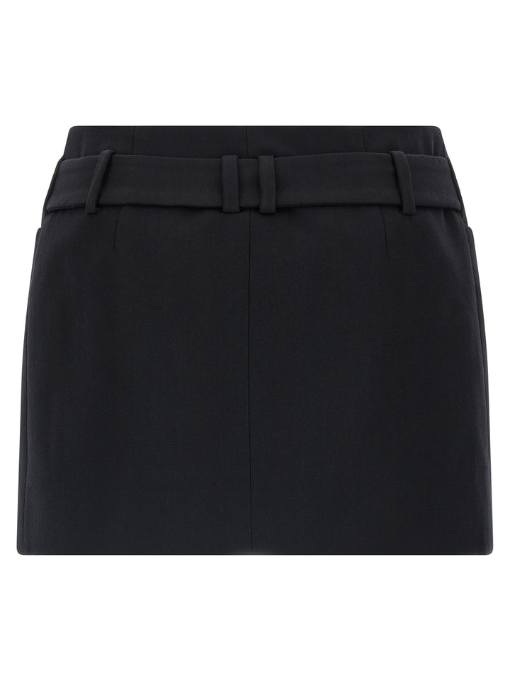 Balmain Anthem Skirts - Black | 2d31626784d0e4210ae83756728f4f5862f3f1d2