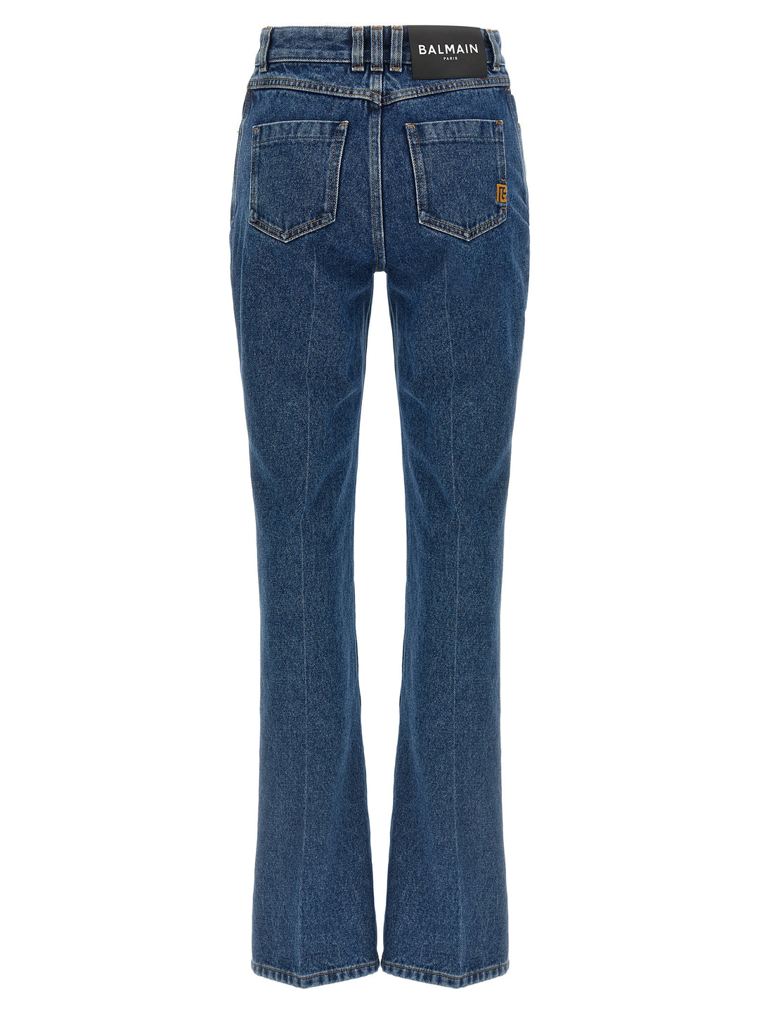 Balmain Embroidery Jeans - Blue | 588e0476ebbb537a64ef6754ade8876ee2178fc8