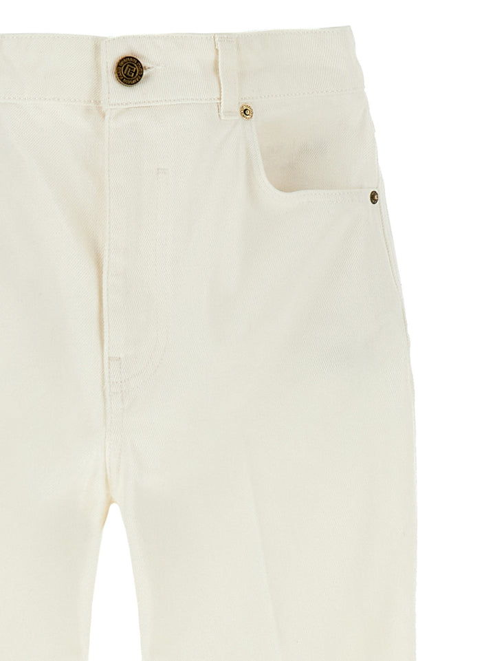 Balmain Embroidery Jeans - White | e1048ba6c10d3fac7d3aec05468781a72e537aa5