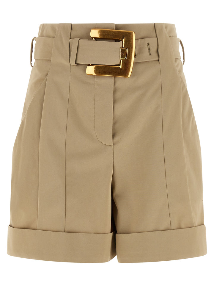 Balmain Anthem Bermuda and Short - Beige | d323f8c70e032ee9aa39721e4e878993ab32b6ad