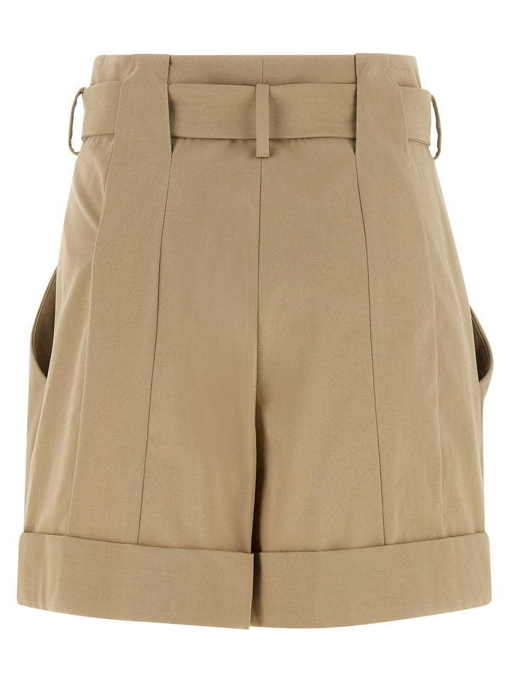 Balmain Anthem Bermuda and Short - Beige | f6ad25e6ee7c13053f5b5529da0c774082135d5b