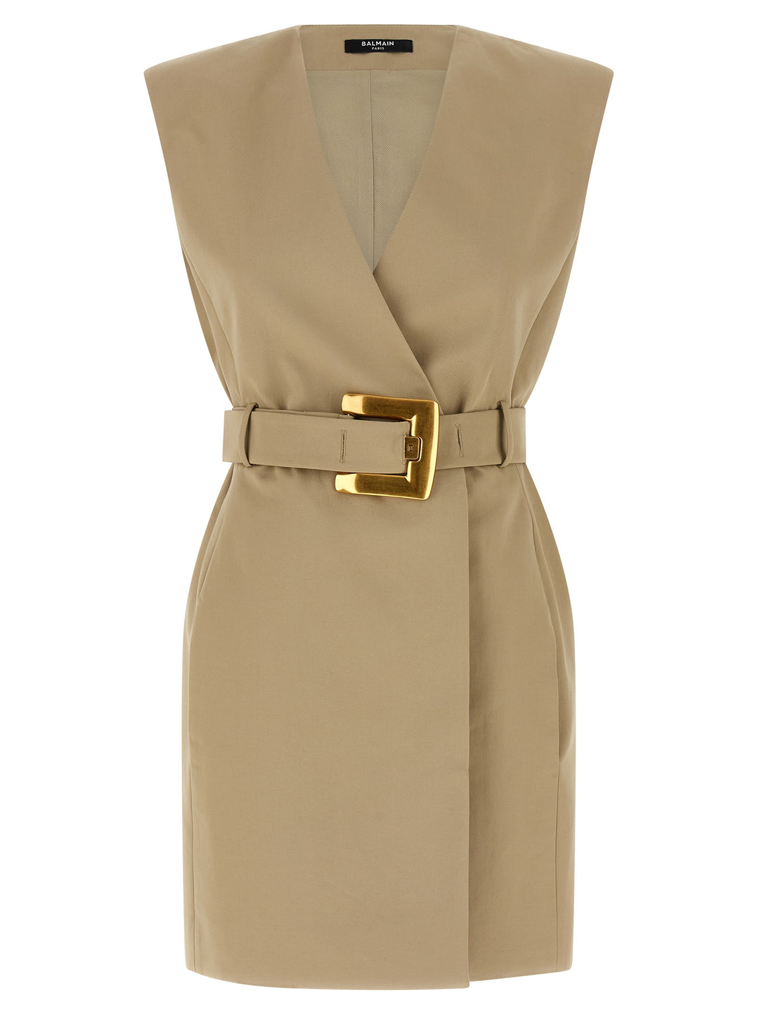Balmain Anthem Dresses - Beige | 7ae8d80fa0d71a839acc721dabc483bc25970712